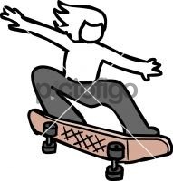 SkateboardFreehand Image